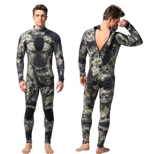 Nataly Osmann Mens 3mm Wetsuits Camo Neoprene Full Body Diving Suits One Piece Spearfishing Suit