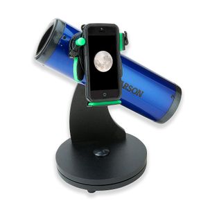 Carson skyseeker 15 x -37.5 X Newtonian Reflector Telescopio Principiante Con Smartphone Optics universal Digiscoping adaptador (jc-200un)