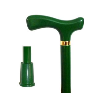 Vista International Fritz - Bastón de madera con bastones de color verde multicolor