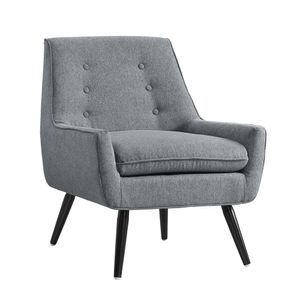 Linon amzn0257 Accent silla, estándar, color negro