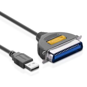Ugreen Cable USB A adaptador de impresora paralelo IEEE1284 CN36 para impresora, Inyección de tinta, láser, etc.