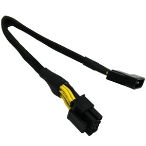 comeap 4 pin Molex macho a 8 pines (4 + 4) eps-12 V adaptador convertidor trenzado Cable de manga 13-inch (108.3 foot)