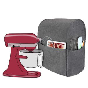 Luxja - Funda antipolvo para batidoras KitchenAid, funda de tela con bolsillos para mezcladores KitchenAid y accesorios adicionales