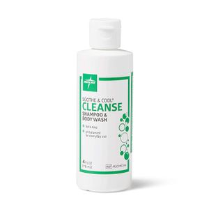 Medline msc095348 Soothe y fresco Champú y Lavado de Cuerpo, 4 oz (Pack de 48)