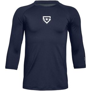 Under Armour - Camiseta de manga 3/4 para niño