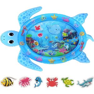 MAGIFIRE - Alfombrilla hinchable para bebé con diseño de tortuga