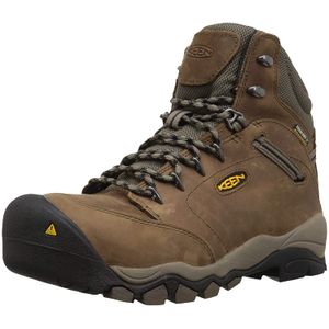Keen Utility Canby AT Zapato de construcción industrial impermeable para mujer, Marrón, 5.5