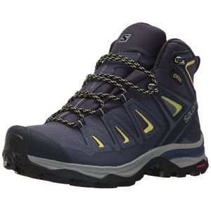 Salomon X Ultra 3 Mid GTX W Botas de senderismo para mujer, Azul, 8.5