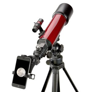 Carson Rojo Planet Serie 25 – 56 x 87.5 yard telescopio refractor con Universal para Smartphones Digiscoping adaptador (rp-200sp)