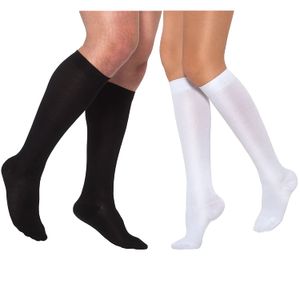 Calcetines de algodón healthweir Compresión graduada 15 – 20 mmHg (EU 18 – 22 mmHg) Clase 1 para Hombres y Mujeres – fabricado en Italia – Ideal para
