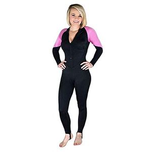 Storm Rosa y Negro Lycra Piel para buceo de buceo, snorkel y deportes acuáticos