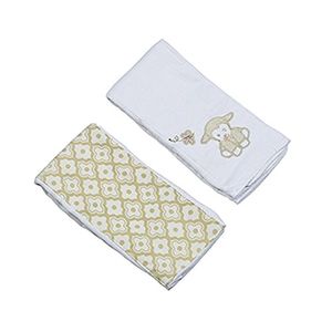Maison Chic Lillie del Cordero doble Burp Cloth Set de regalo