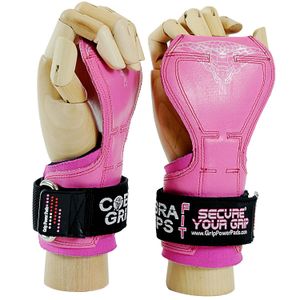 Cobra Grips Fit correas de levantamiento de peso Guantes, Heavy Duty, alternativa a Power Levantamiento ganchos, Power Lifting, para peso muerto con c