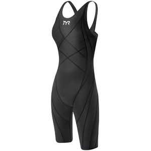 TYR - Traje de baño corto para mujer, color negro