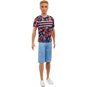 Barbie Ken Fashionistas Muñeca, Hierro Impresión, Multicolor