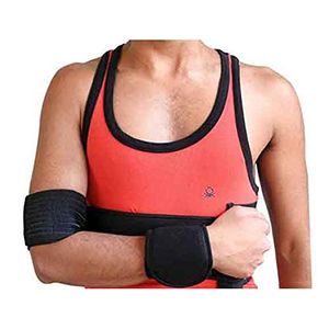 Wonder Care- Inmovilizador de hombro, brazo corredera, soporte de hombro elástico para el puño del rotador, izquierda/derecha, 1