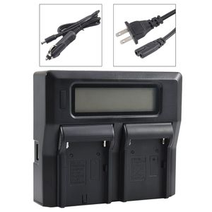 DSTE – 1,5 A Dual Cargador de batería para Sony NP-FM50 NP-FM55H NP-FM500H NP-QM71 NP-QM91 NP-QM51D NP-QM71D NP-QM91D NP-F550 NP-F750 NP-F970 con puer