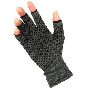 Guantes de compresión para reumatoide, RSI, túnel carpiano, guantes de mano sin dedos para tipeo de computadora y trabajo diario guantes de mano para