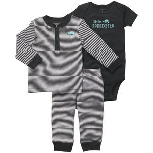 Del Carter bebé Boys '3 Pc Set