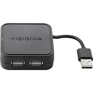 Insignia USB de 4 puertos 2.0 Hub Negro