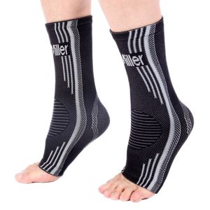 Mangas de compresión Doc Miller premium para pies hinchados, fascitis, tendinitis de Aquiles, úsalo como un apoyo para lesiones, recuperación, alivia