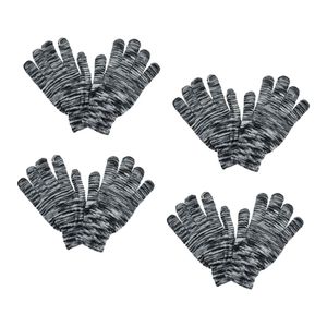 Guantes de invierno para mujer, con tinte espacial, para teñir, mágicos