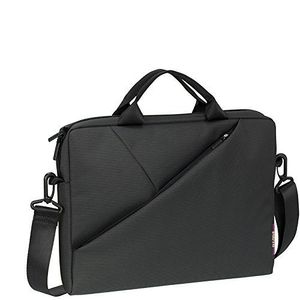 Rivacase - Bolsa para ordenador portátil (ultradelgada, correa ajustable)