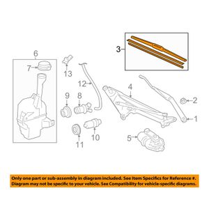 Genuine Toyota (85222 – 06110) Limpiaparabrisas