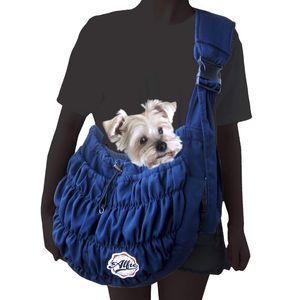 Alfie Pet by Petoga Couture – Portabrazos de malla de 1 cara para mascota Tyler – Color: azul marino