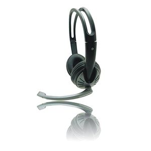iMicro Wired USB auricular con micrófono & Control de Volumen, Negro (sp-imme282)