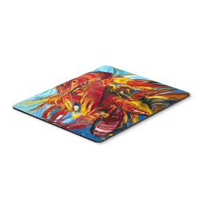 Tesoros de la Caroline Crawfish Mouse Pad/Pad/Salvamanteles caliente (jmk1117mp)