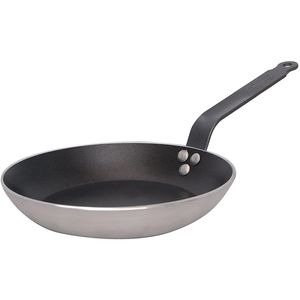 De Buyer 8485.30 Choc Resto inducción 12" antiadherente aluminio Crepe de/tortilla Pan, 4 mm de grosor, grande, Metálico