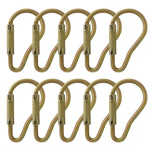 Fusion Climb prima II Auto Lock Ladder gancho mosquetón 10-pack de alta resistencia