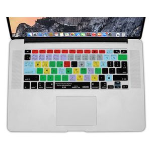 XSKN – Ableton Live 9 Suite diseño de acceso directo Teclado piel de silicona para MacBook 13 15 17 inch (US & EU Layout)