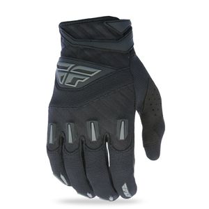 Fly Racing unisex-adult F-16 guantes (negro, XXX-Small)