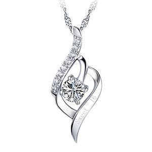 Colgante grabado collar alas de ángel plata de ley cita "Sweet 16" Mujer Regalo de cumpleaños circonitas cúbicas