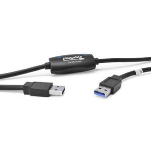Plugable USB 3.0 Windows Cable de transferencia para Windows 10, 8.1, 8, 7, Vista, XP. Incluye Bravura fácil computadora sincronización Software para