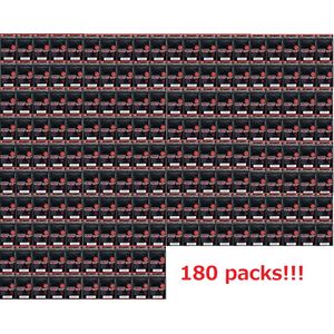[180 paquetes/total 14400] KMC mangas estándar (80 mangas, Hyper Mat negro)