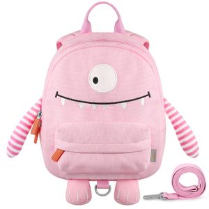 Gagaku - Mochila pequeña para niños con arnés y correa antipérdidas, color rosa