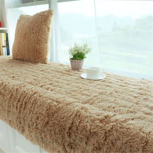 Camal - Alfombrilla de felpa gruesa antideslizante para ventana, alféizar de ventana, banco de ventana