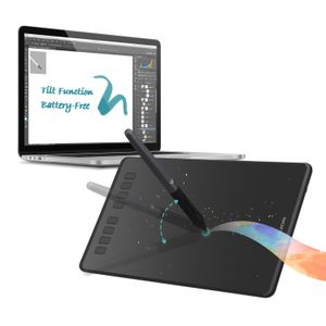 Huion inspiroy h950p Tablet de dibujo gráfico 8 teclas Express personalizable con Battery-free Digital Pen