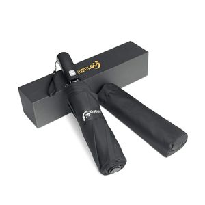 ATOFUL - Paraguas de viaje automático, resistente al viento, compacto, abertura automática, plegable, con funda, protección UV 50 + UPF, toldo de rega