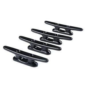 Mxeol Boat Dock Nylon Cleats Black 4", 6" (4 Pack