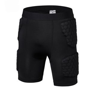 Pantalones cortos acolchados de compresión para hombre, para baloncesto, fútbol, hockey, ciclismo, rugby, parkour, paintball, snowboard, esquí, voleib