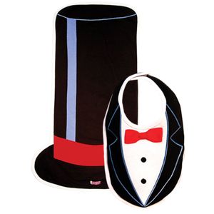 Sozo Tuxedo – Juego de babero y Burb