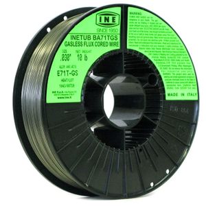 inetub ba71tgs .030-inch Bobina de 10-Pound) Acero al carbono Flux – Alambre de núcleo fundente alambre de soldadura