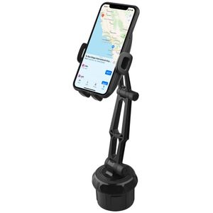 Fugetek - Soporte universal para teléfono móvil para coche con manos libres, ajustable, rotación de 360 °, soporte, iPhone XR/XS Max, XS/X, 8/8P, 7/7P