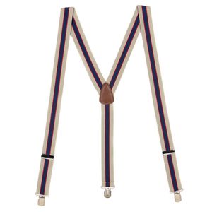 SuspenderStore Men's 1.5-Inch Wide PIN CLIP Suspenders: Stripes & Polka Dots