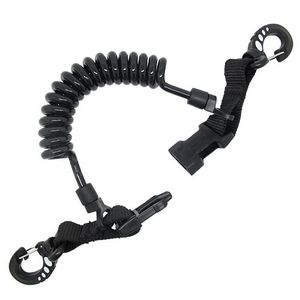 Buceo Shark Bobina Lanyard con Snaps y hebillas de liberación rápida