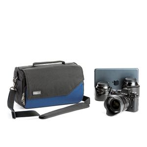 Think tanque Mirrorless mover 25I hombro bolsa para cámara sin espejo cuerpo con objetivos 3 – 4 Y 8" Tablet, Azul Oscuro